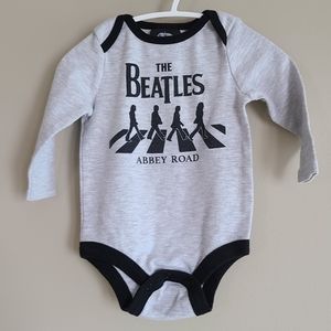 The Beatles light grey long sleeved onesie/bodysuit